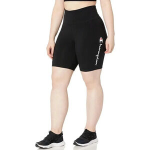 Champion Plus Size Authentic Bike Shorts - Graphic (Black) 1X NWT